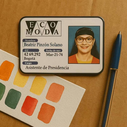 Handmade Betty la Fea ID Magnet | Colombian Telenovela Collectible | EcoModa Badge