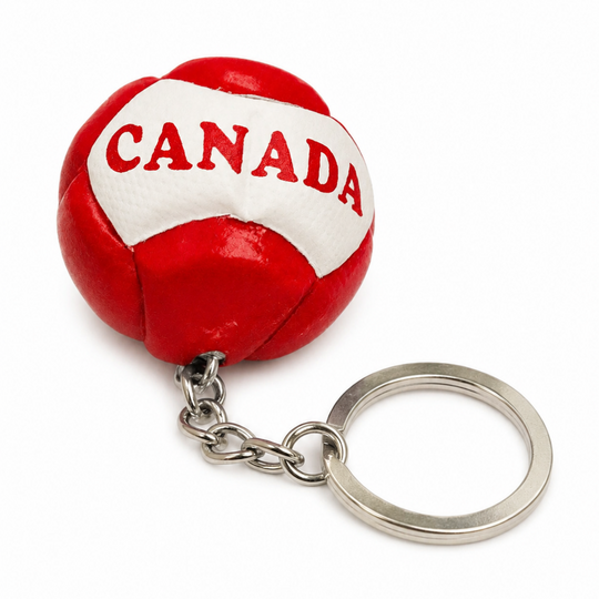 Handmade Soccer Canada Keychain | 2026 Football Souvenir