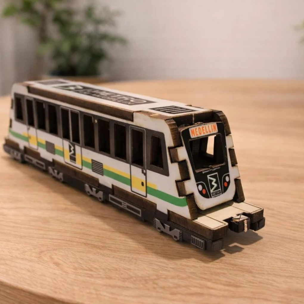 Medellín Metro Miniature Train | Colombian City Transport Souvenir