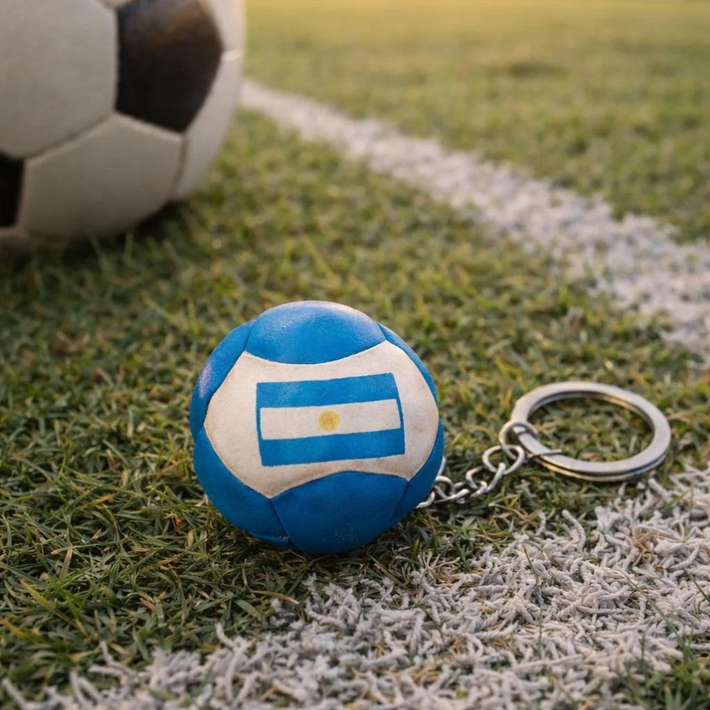 Handmade Soccer Argentina  Keychain | 2026 Football Souvenir