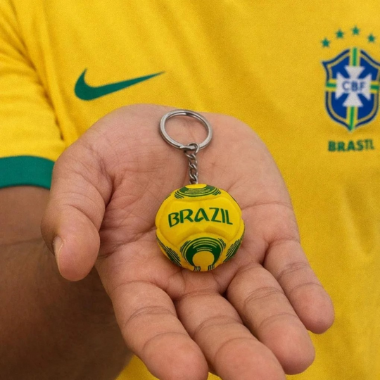Handmade Soccer Brasil  Keychain | 2026 Football Souvenir