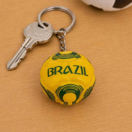 Handmade Soccer Brasil  Keychain | 2026 Football Souvenir