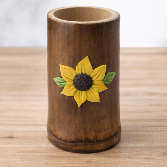 Handmade Colombian Tagua Shot Glass | Natural Palm Ivory Artisan Cup