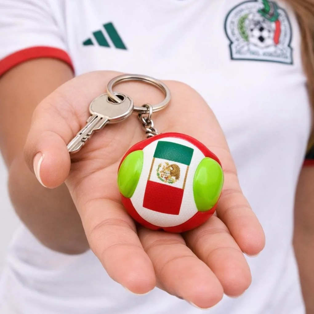 Handmade Soccer Mexico  Keychain | 2026 Football Souvenir
