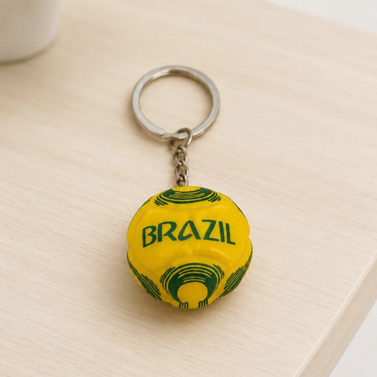 Handmade Soccer Brasil  Keychain | 2026 Football Souvenir