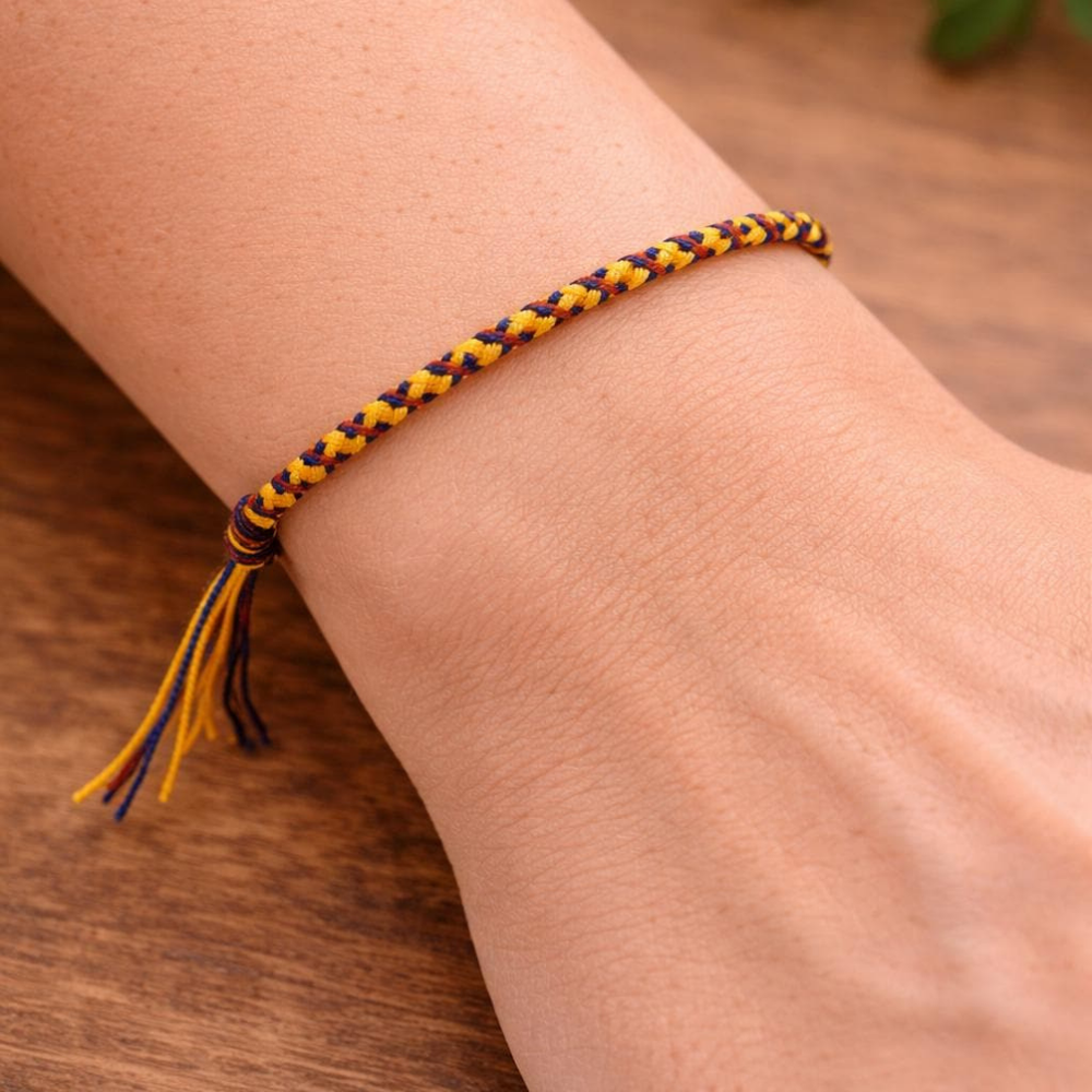 Colombia Flag Bracelet| Silicone Band with Steel Plate | Colombian Pride Wristband Gift
