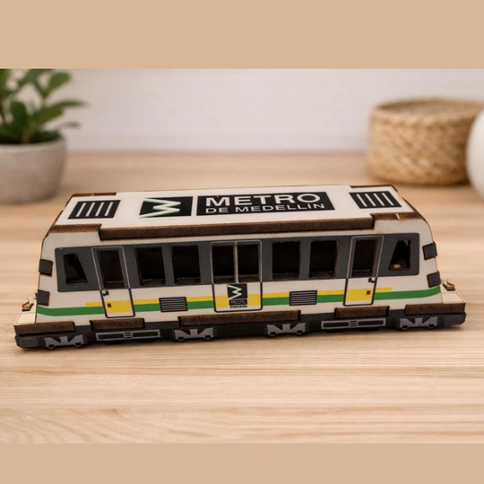 Medellín Metro Miniature Train | Colombian City Transport Souvenir
