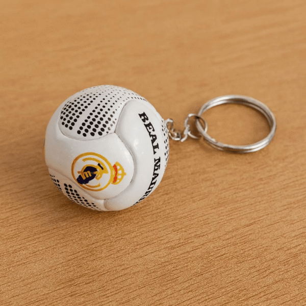 Real Madrid football keychain souvenir from Colombia