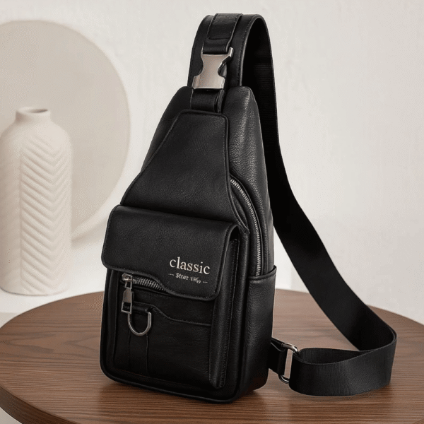 Crossbody bag vintage design with strap