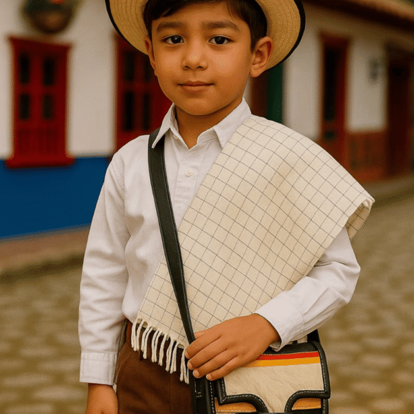 Kids Colombian Heritage Outfit with Carriel