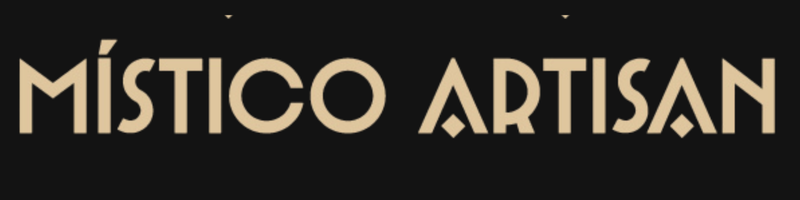 Místico Artisan logo in text, Colombian and Latin American handicrafts store