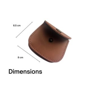 Handmade Leather Coin Purse – Compact and Durable, Customizable Men’s Accessory, Perfec…