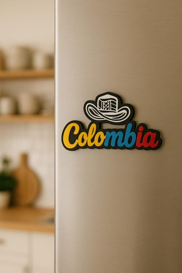 Colombian Vueltiao Hat Fridge Magnet – Handmade Souvenir in MDF – Traditional Cultural …
