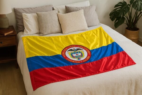 Colombian Flag Banner Textile