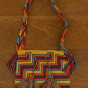 Wayuu Mochila Bag – Colorful Tribal Shoulder Purse – Boho Festival Bag – Ethnic Artisan…
