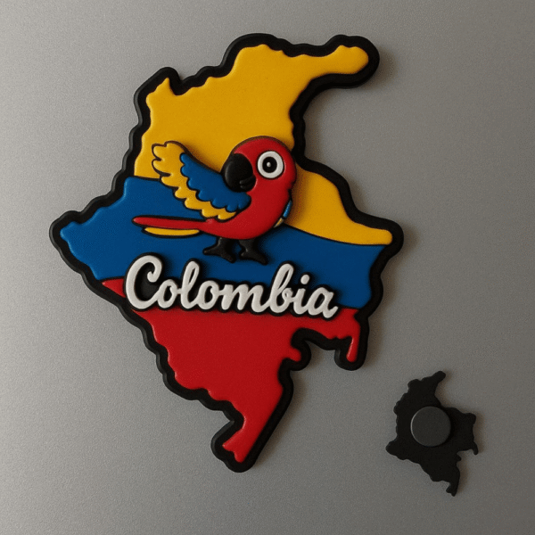 MDF Colombia fridge magnet